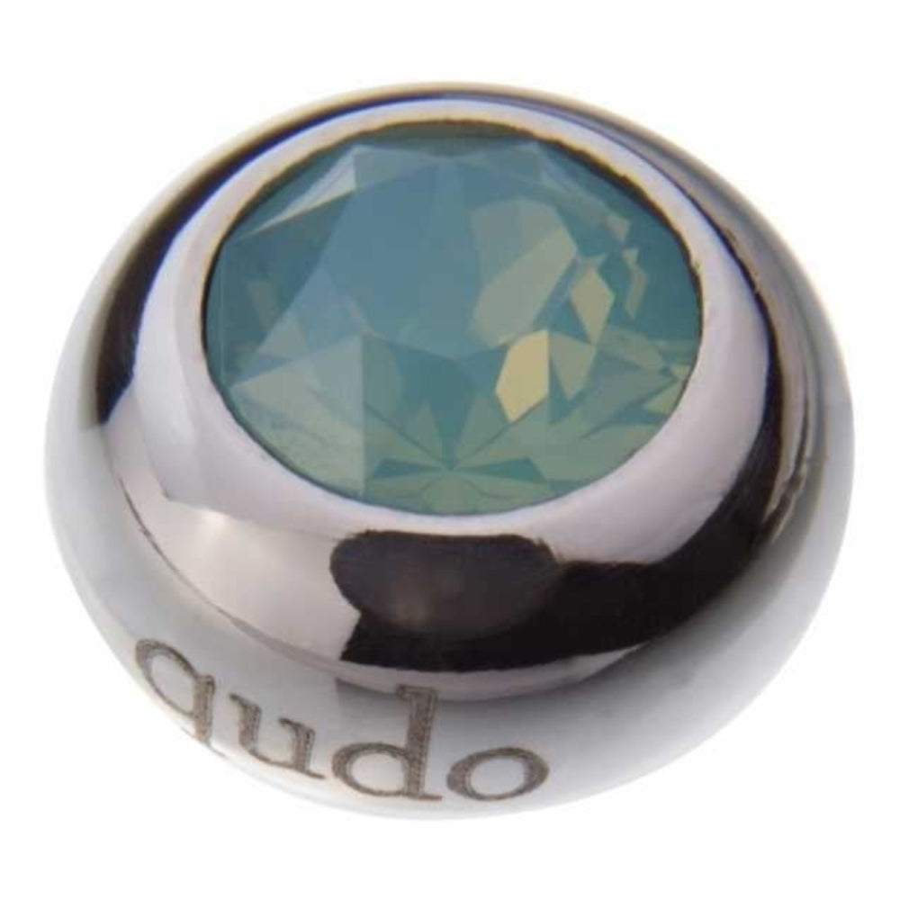 Famosa Silver 10mm Tondo Ring Top Pacific Opal