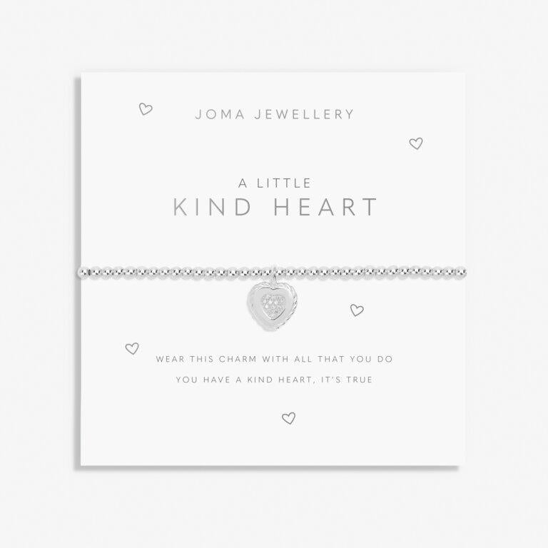 A Little 'Kind Heart' Silver Plated Bracelet