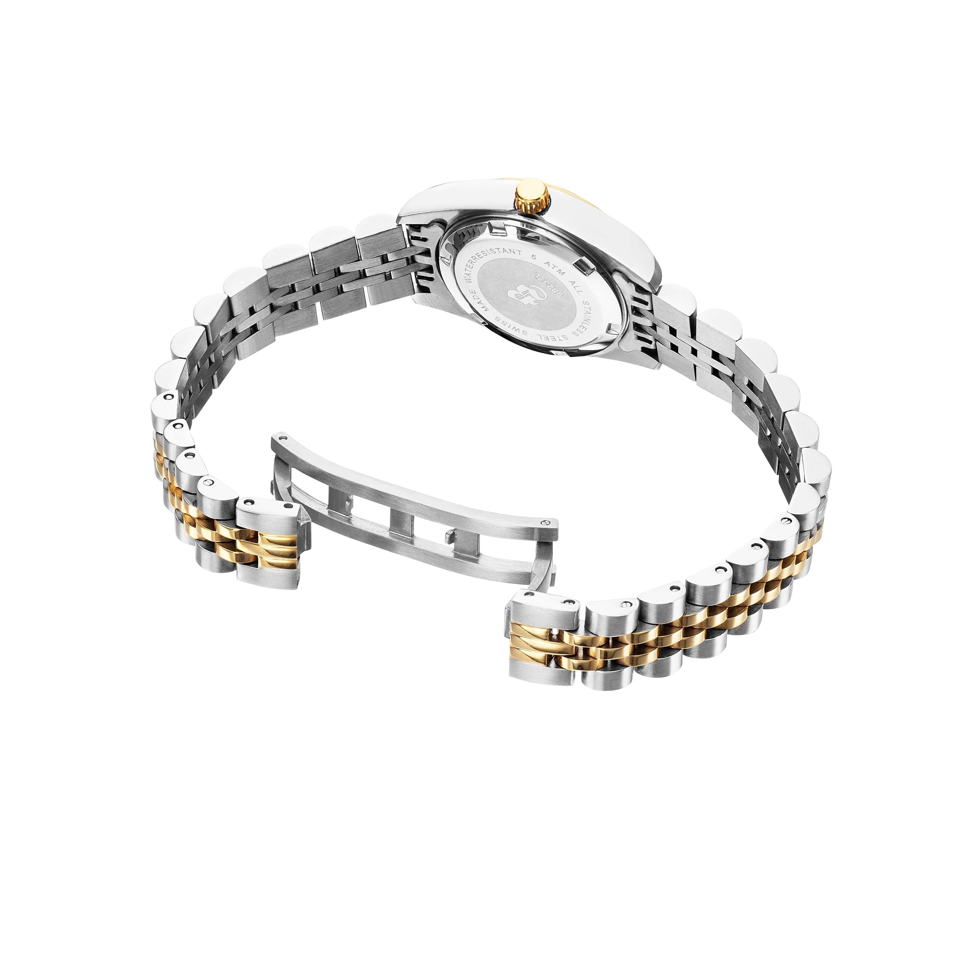 INSPIRATION Silver & Gold Plated Bracelet Ladies Watch