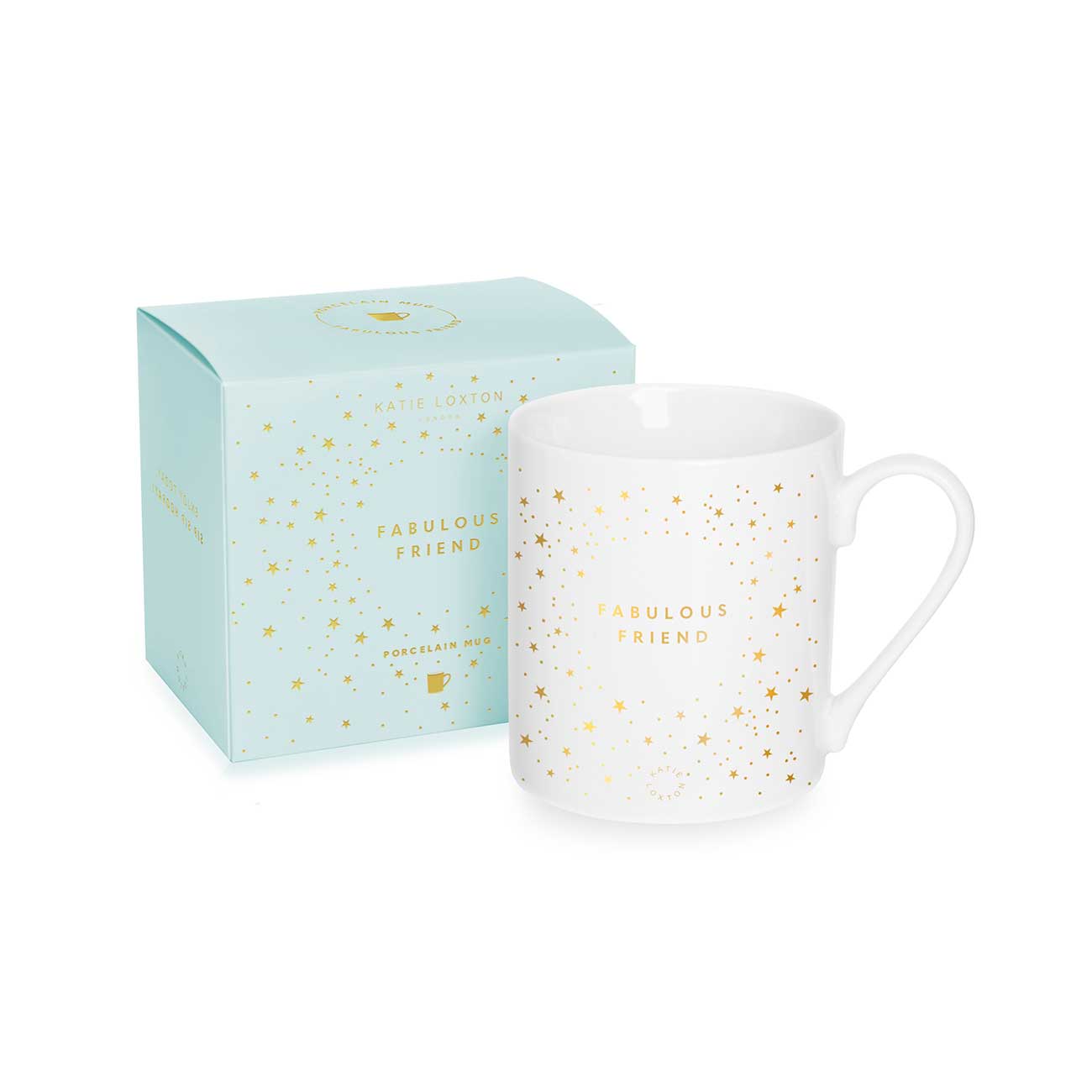 Porcelain Mug | Fabulous Friend | White and Gold