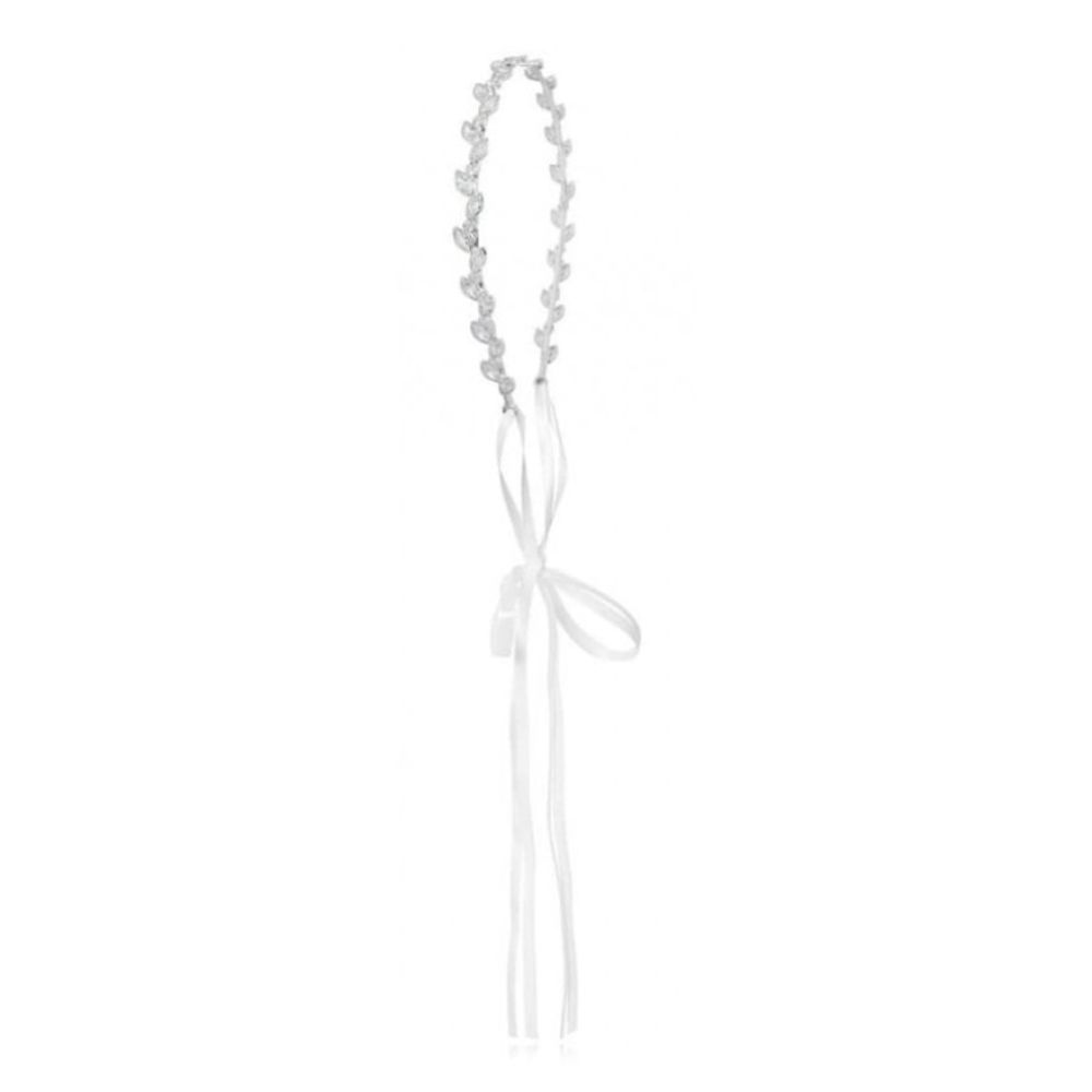 Happy Ever After Hair Accessories CZ Leaf Hair Crown