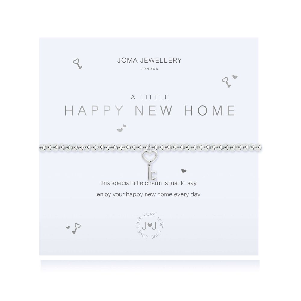 A Little | Happy New Home | Silver | Bracelet | 17.5cm Stretch