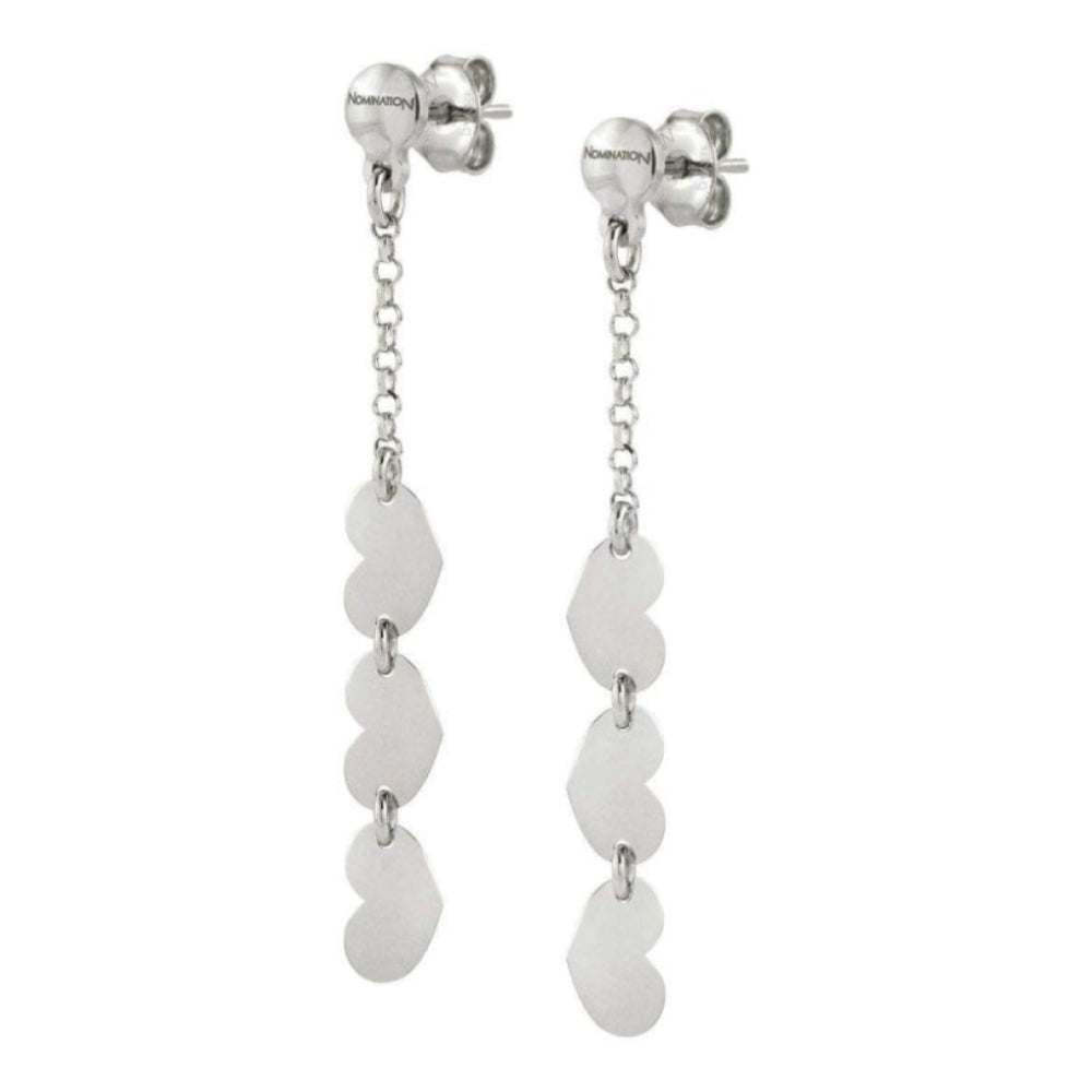 Armonie Earrings 925 Silver (Pendants) (001_Silver Heart)