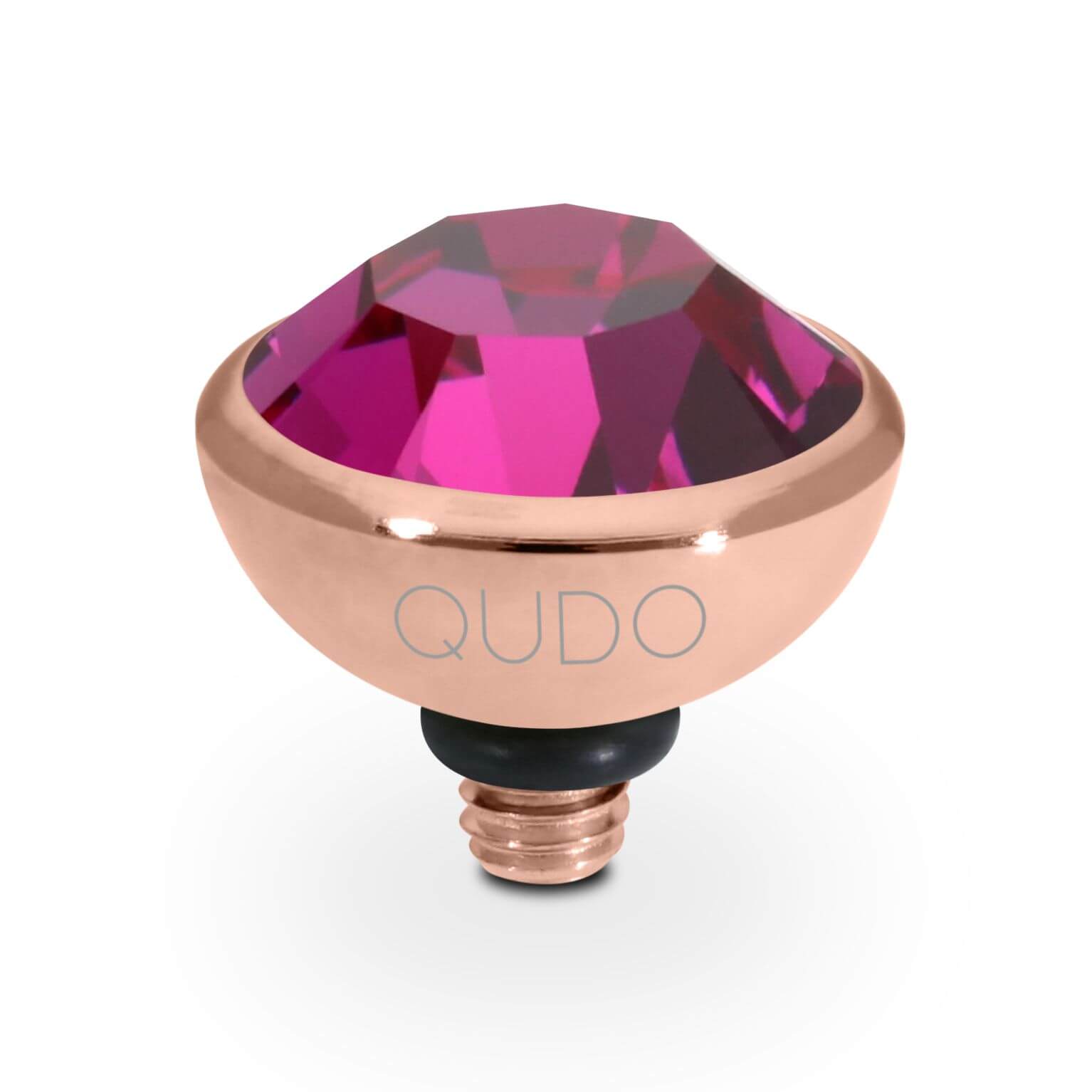 BOTTONE (RG/P) 10mm Fuchsia Ring Top