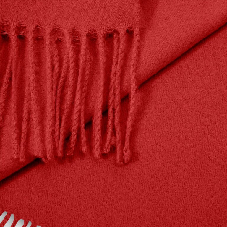 Blanket Scarf | Red | 190cm X 75cm X 0.5cm