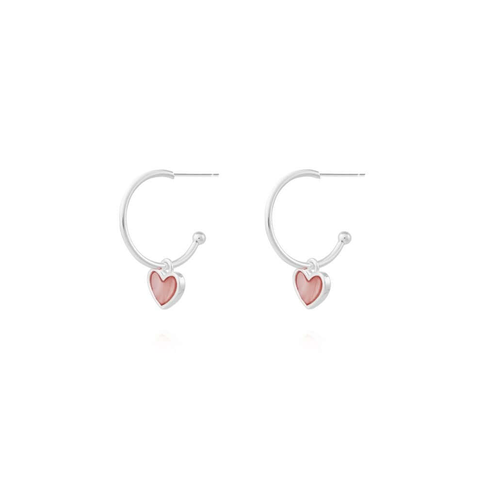 Treasure The Little Things Love Life Silver Earrings