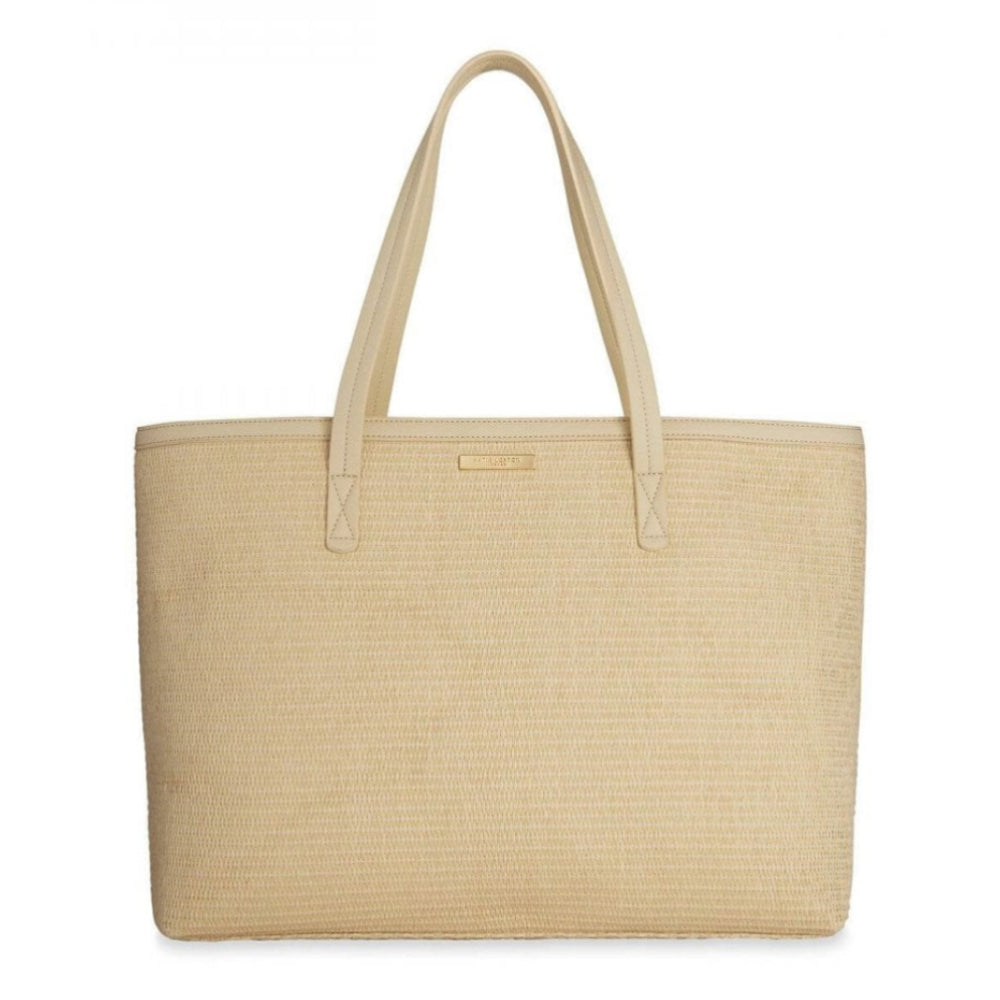 Callie Large Tote Beach Bag | Natural | 33.8 X 50 X 18cm