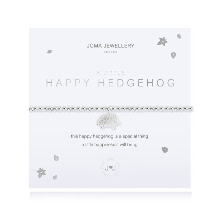 A Little | Happy Hedgehog | Silver | Bracelet | 17.5cm Stretch