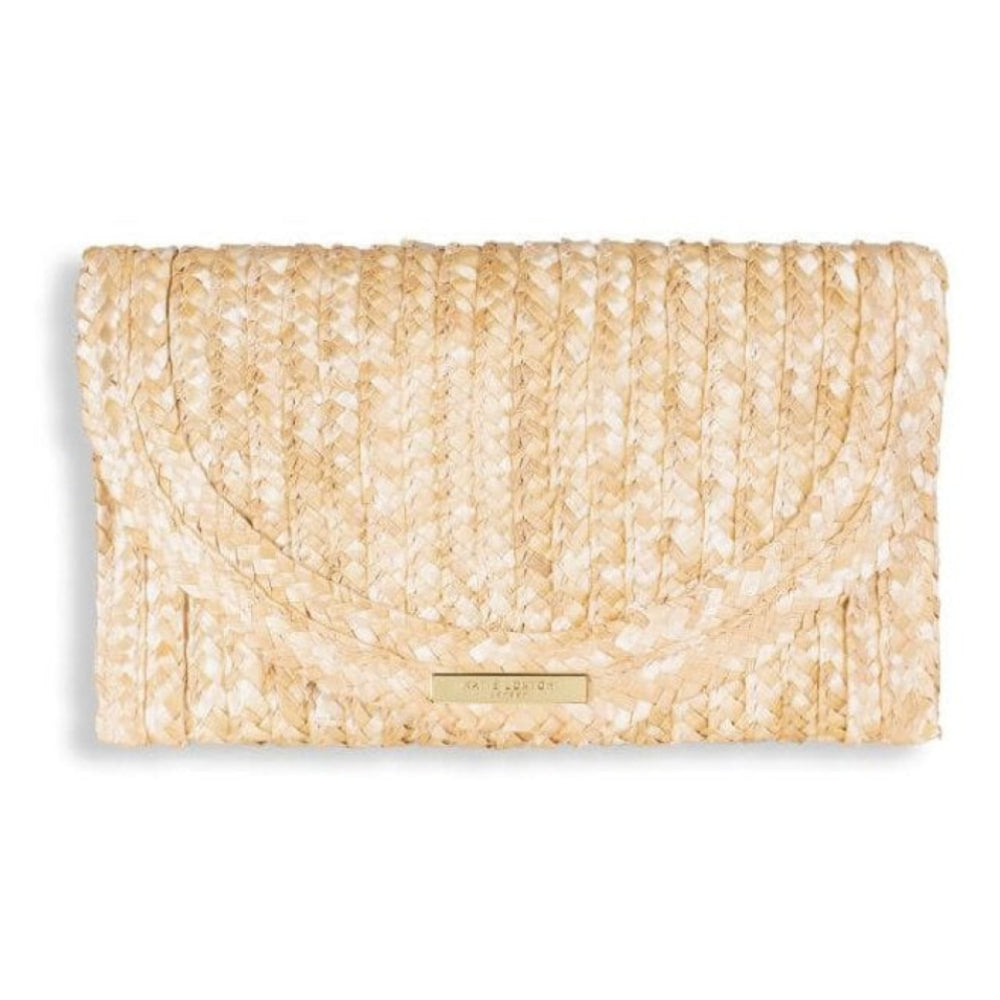 Sofia Straw Clutch Bag