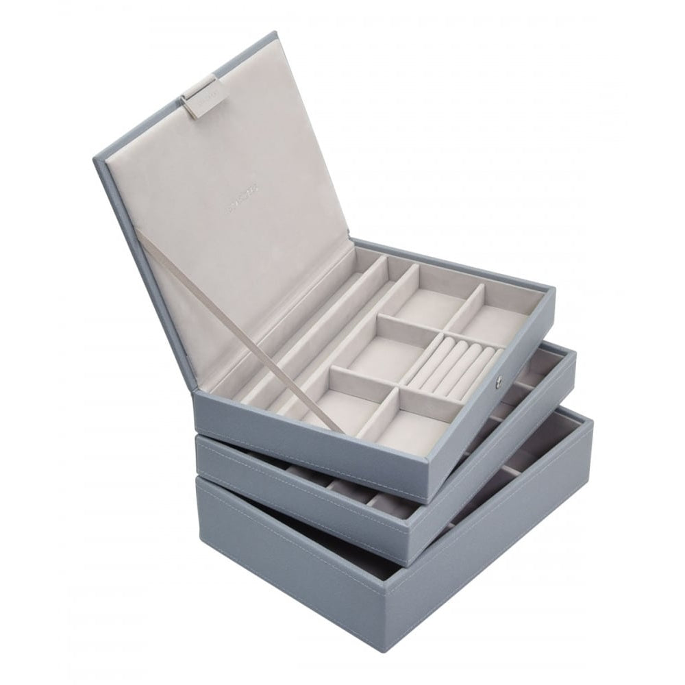 Classic Dusky Blue & Grey Classic Set of 3