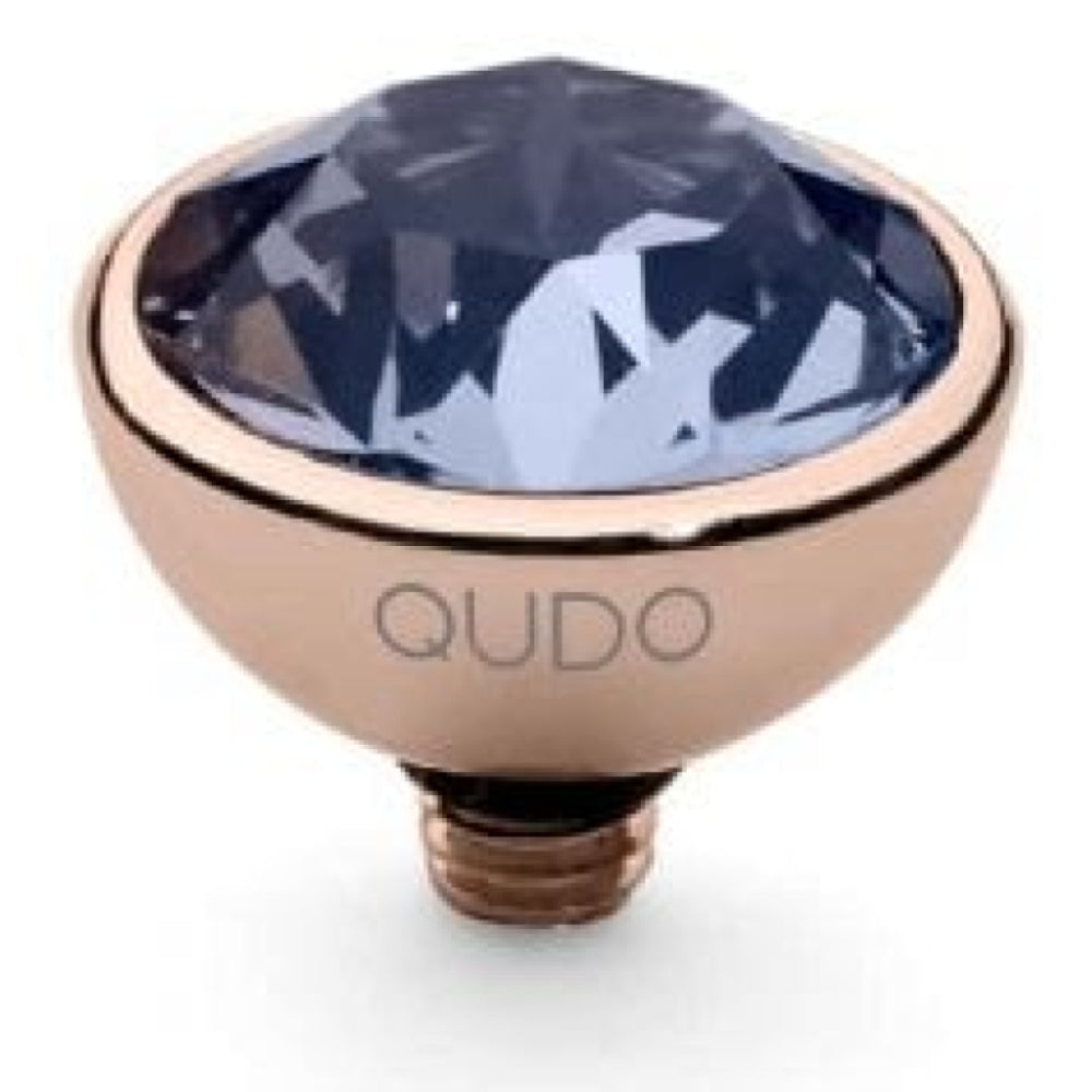 Famosa Rose Gold 10mm Bottone Ring Top Provence lavender