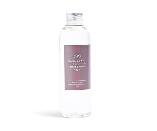 Cassis & White Cedar Reed Diffuser Refill 200ml