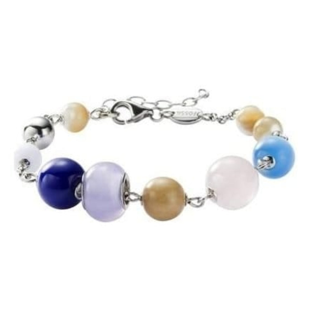 Ladies Circular beaded Stainless Steel Bracelet
