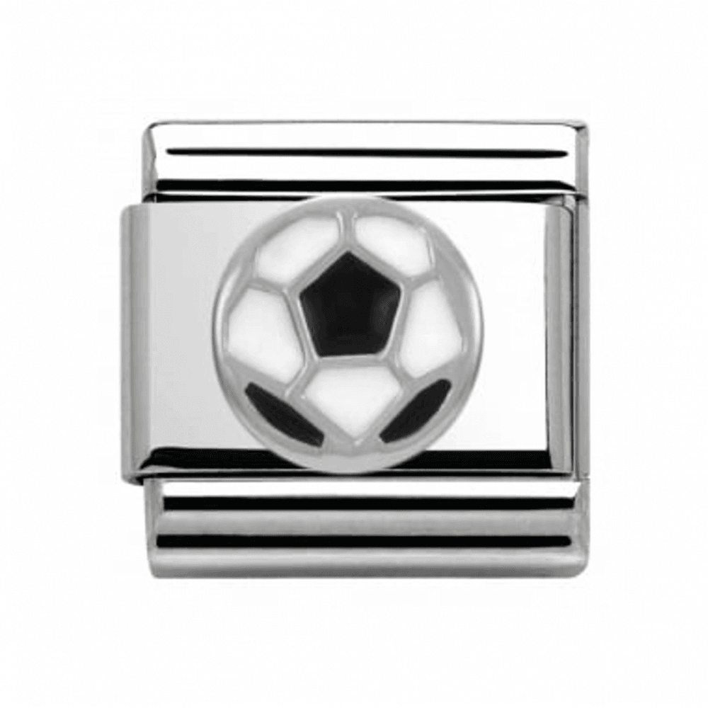 Classic Silver Football Link