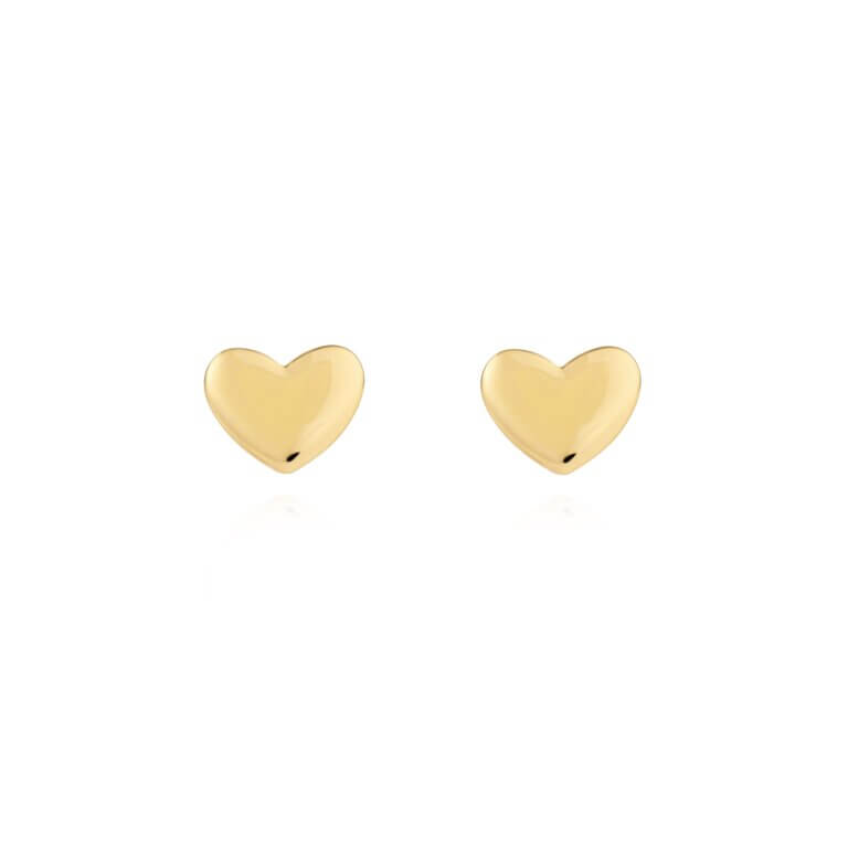 A Little | Heart Of Gold | Gold | Earrings