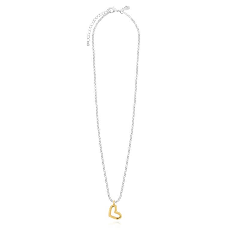 A Little | Fabulous Friend | Silver And Gold | Necklace | 46cm + 5cm Extender