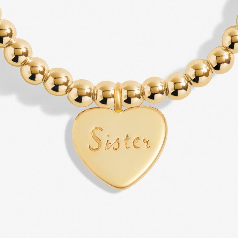 A Little 'Super Sister' Gold Plated Bracelet