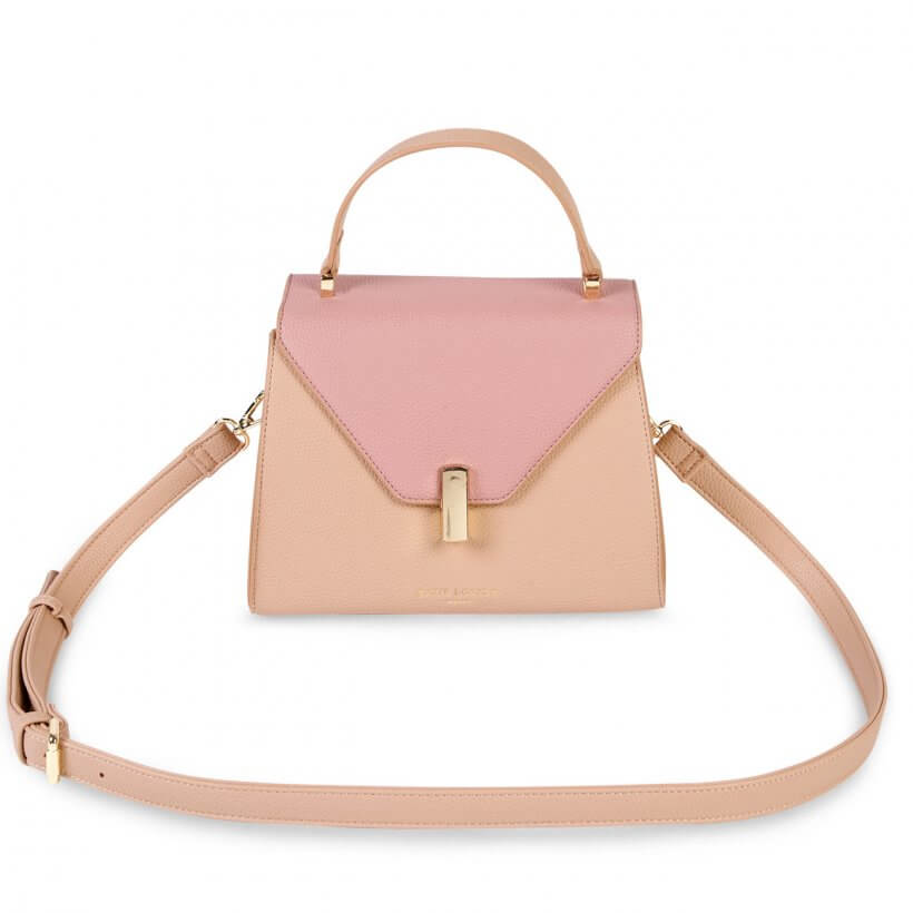 Casey Top Handle Bag | Pale Pink And Dark Pink