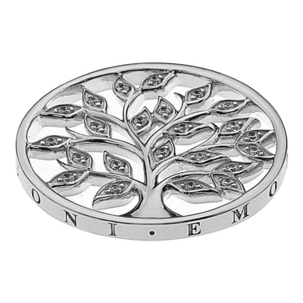 33mm Sterling Silver with Green Sparkle Balance & Harmony Reversible Coin