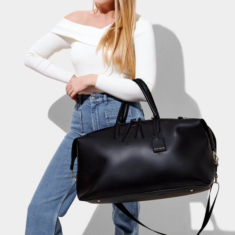 Oxford Weekend Holdall | Black | 30cm X 53cm X 25cm