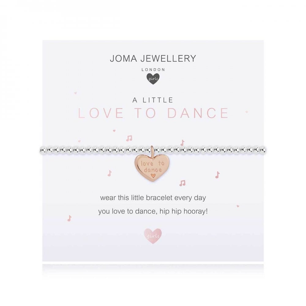 Children's A Little | Love To Dance | Silver | Bracelet | 15.5cm Stretch