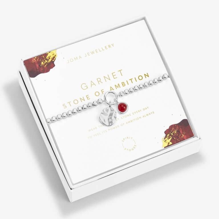 Spirit Stones Garnet Bracelet