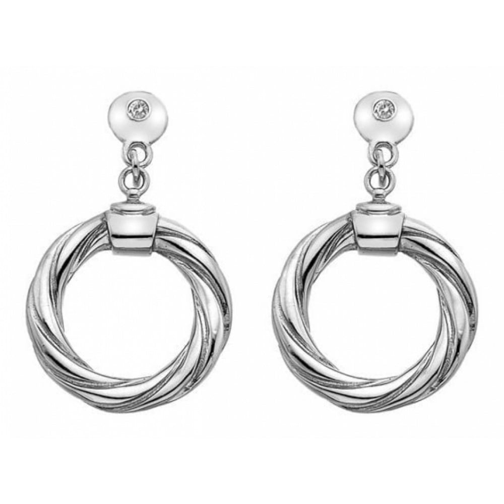 Sterling Silver Breeze Drop Earrings