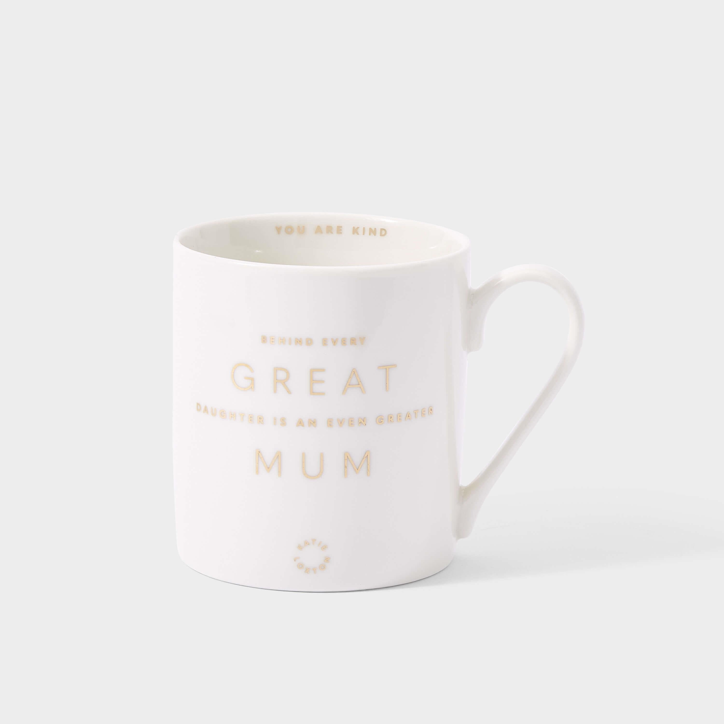 Porcelain Mug | Behind Every Great Daughter Is An Greater Mum | Pink