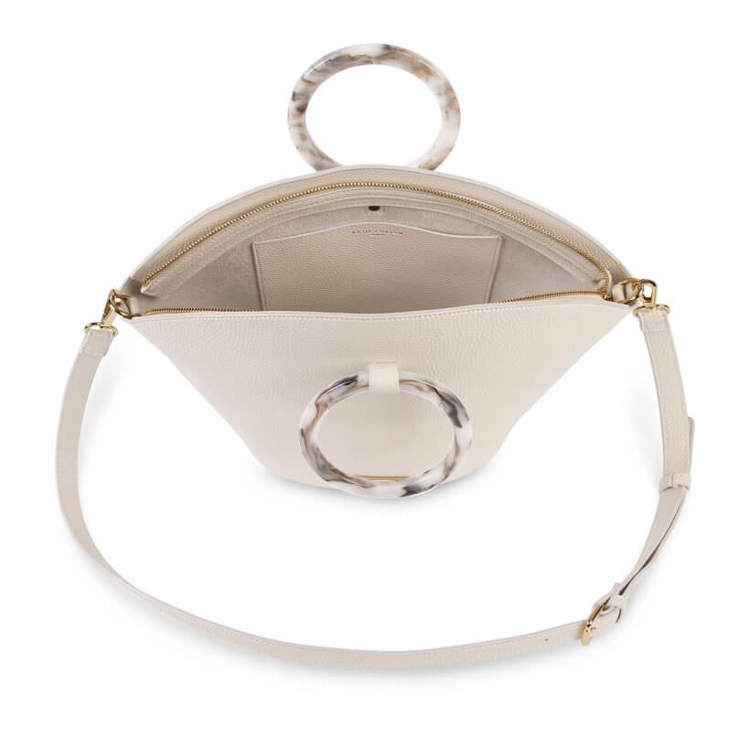 Capri Round Handle Bag | Off White