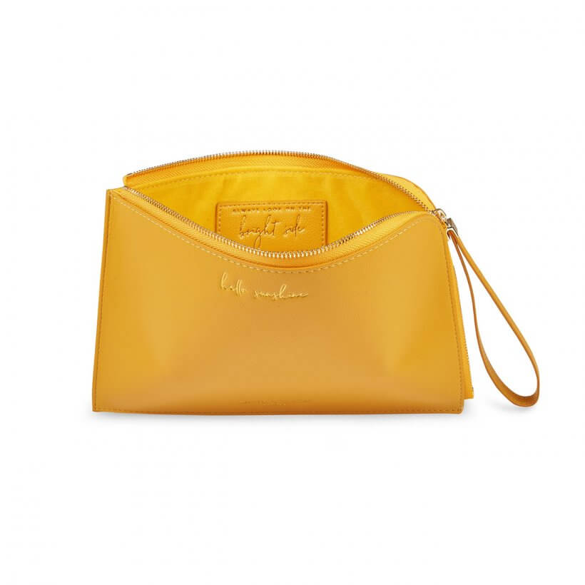 Secret Message Pouch | Hello Sunshine | Ochre