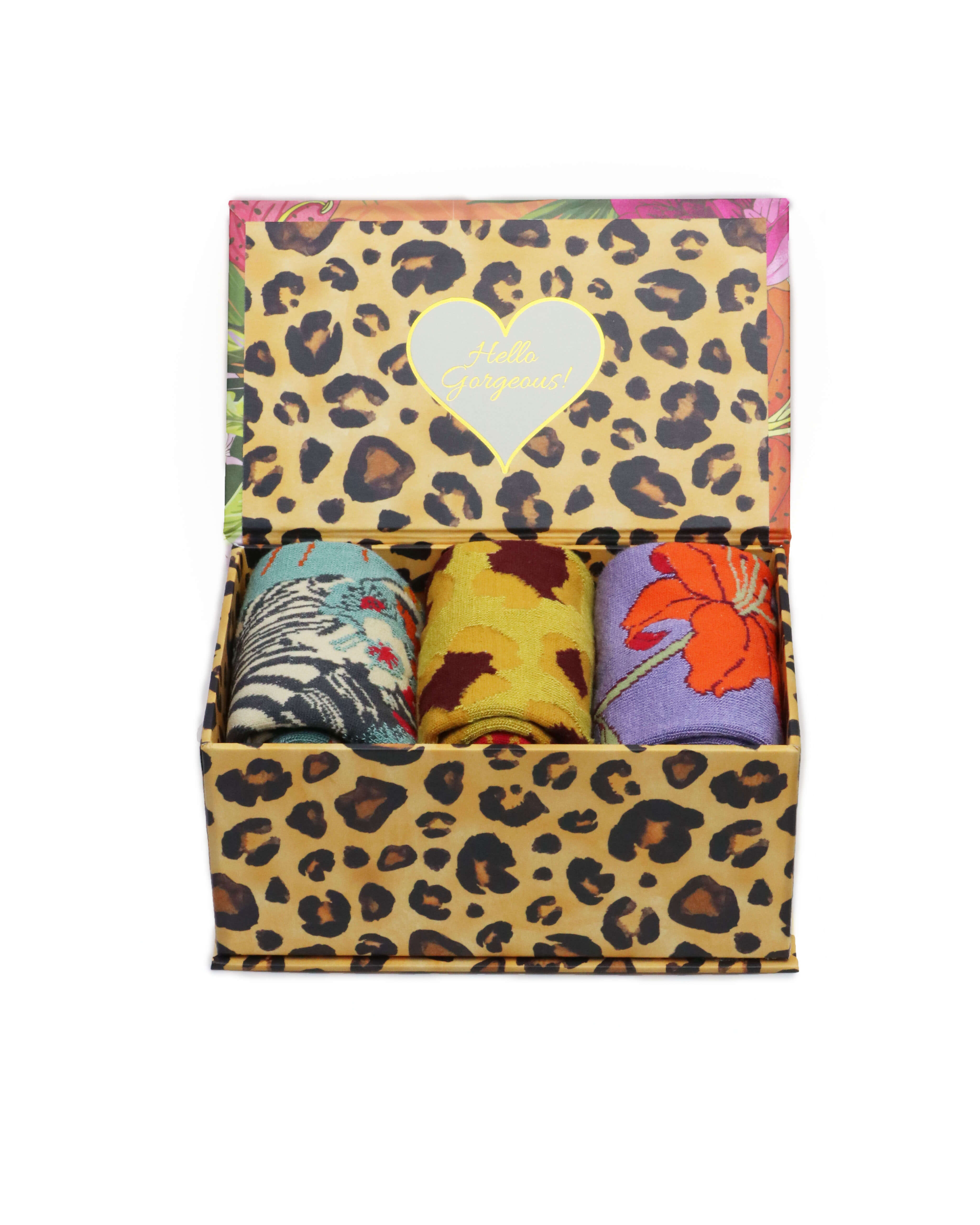 Ladies Sock Gift Box - Blooming Jungle