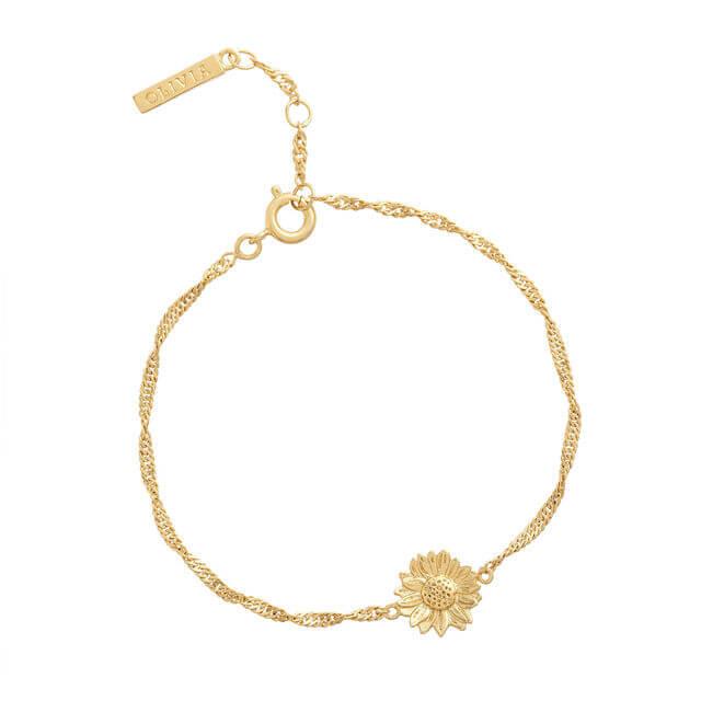 Sunflower Gold Bracelet