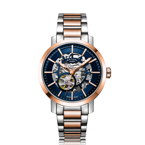 Gents Two Tone Bracelet Automatic Watch