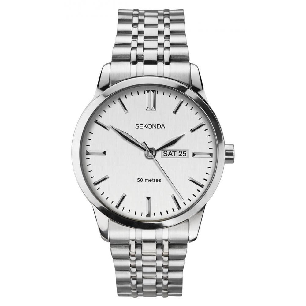Sekonda Silver Stainless Steel Bracelet Watch