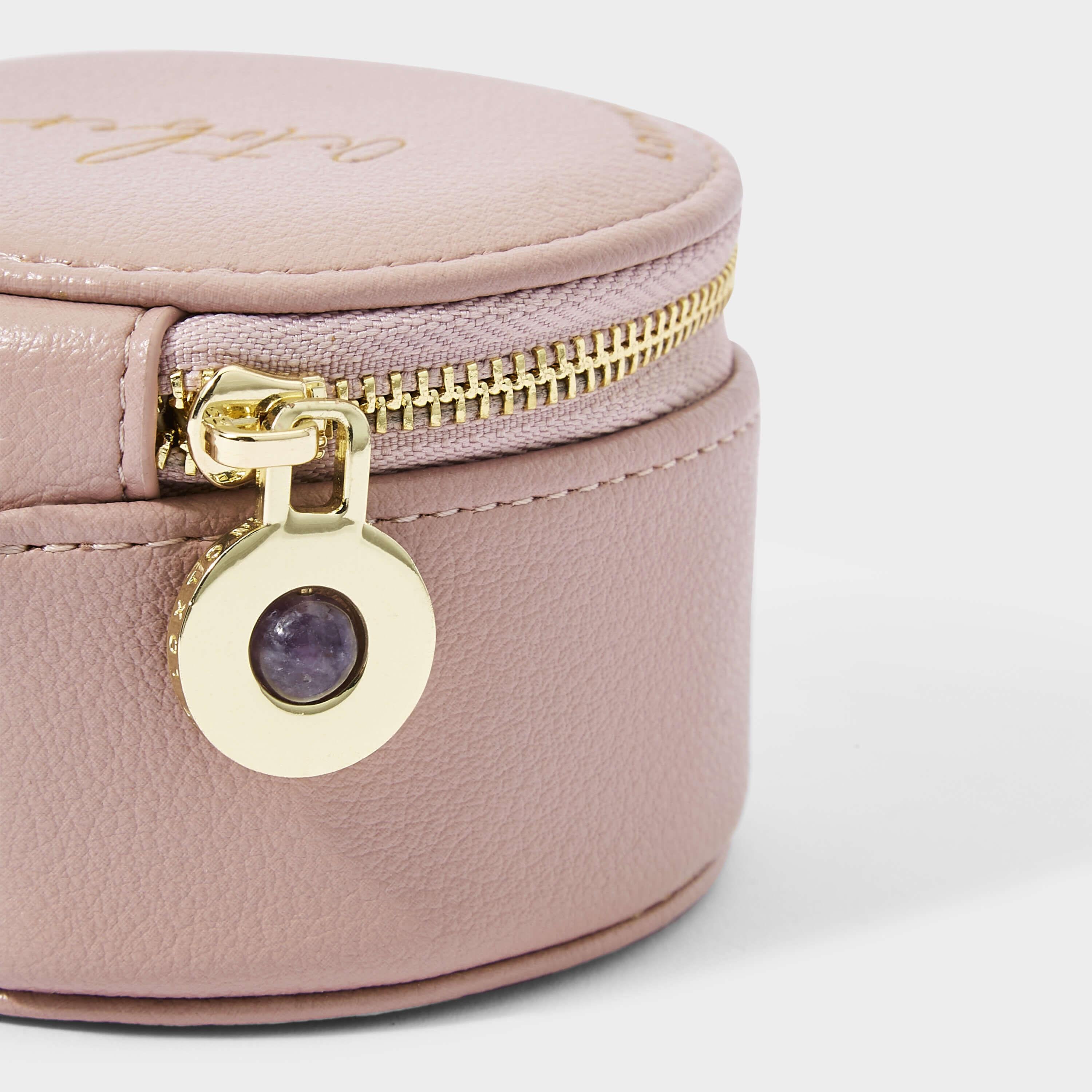 Birthstone Jewellery Box | October | 9 X 9 X 5.5cm