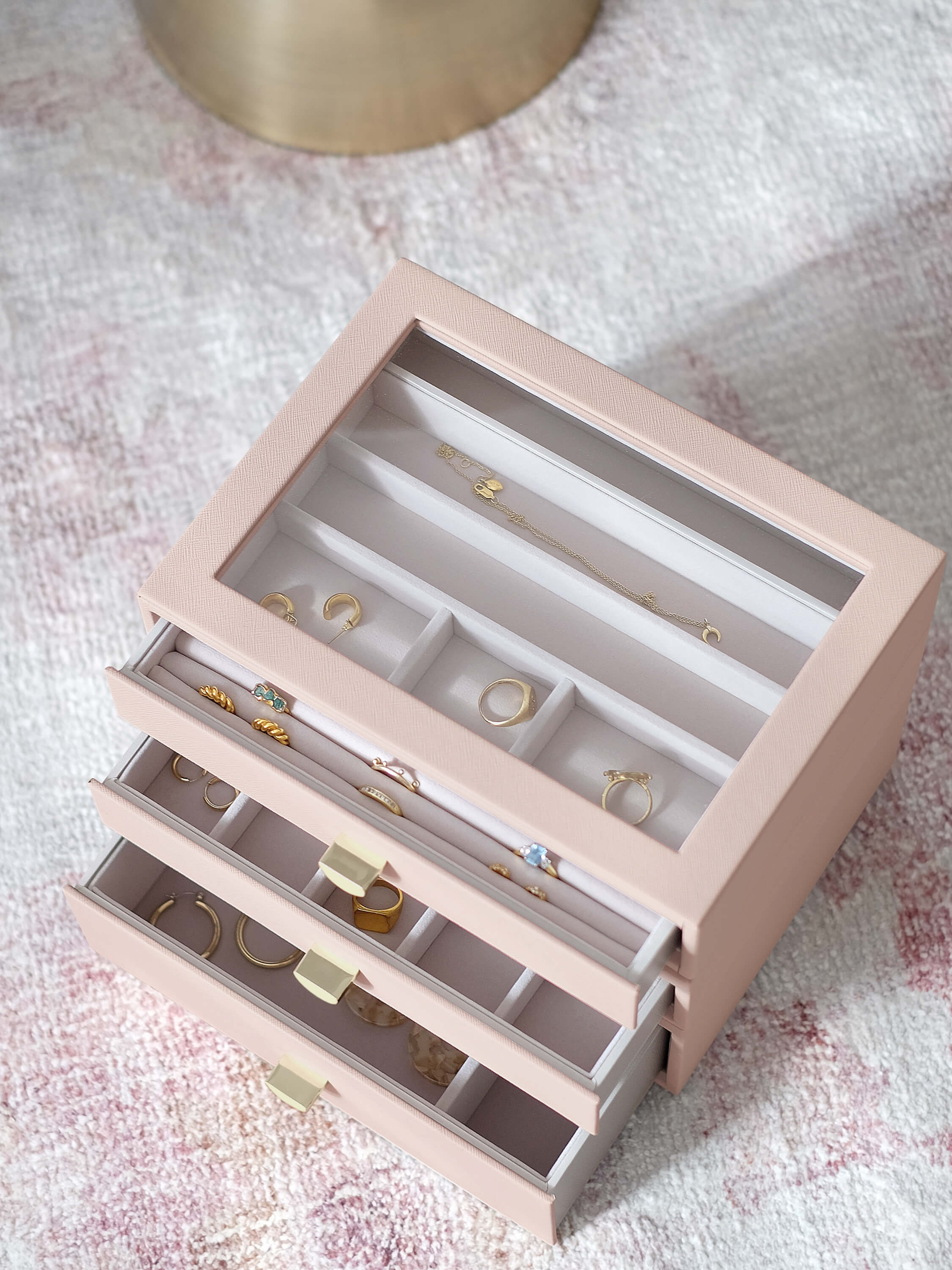 Blush Classic Drawer Set Of 3