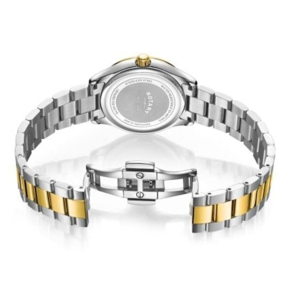 Rotary Two Tone Gold Oxford Ladies
