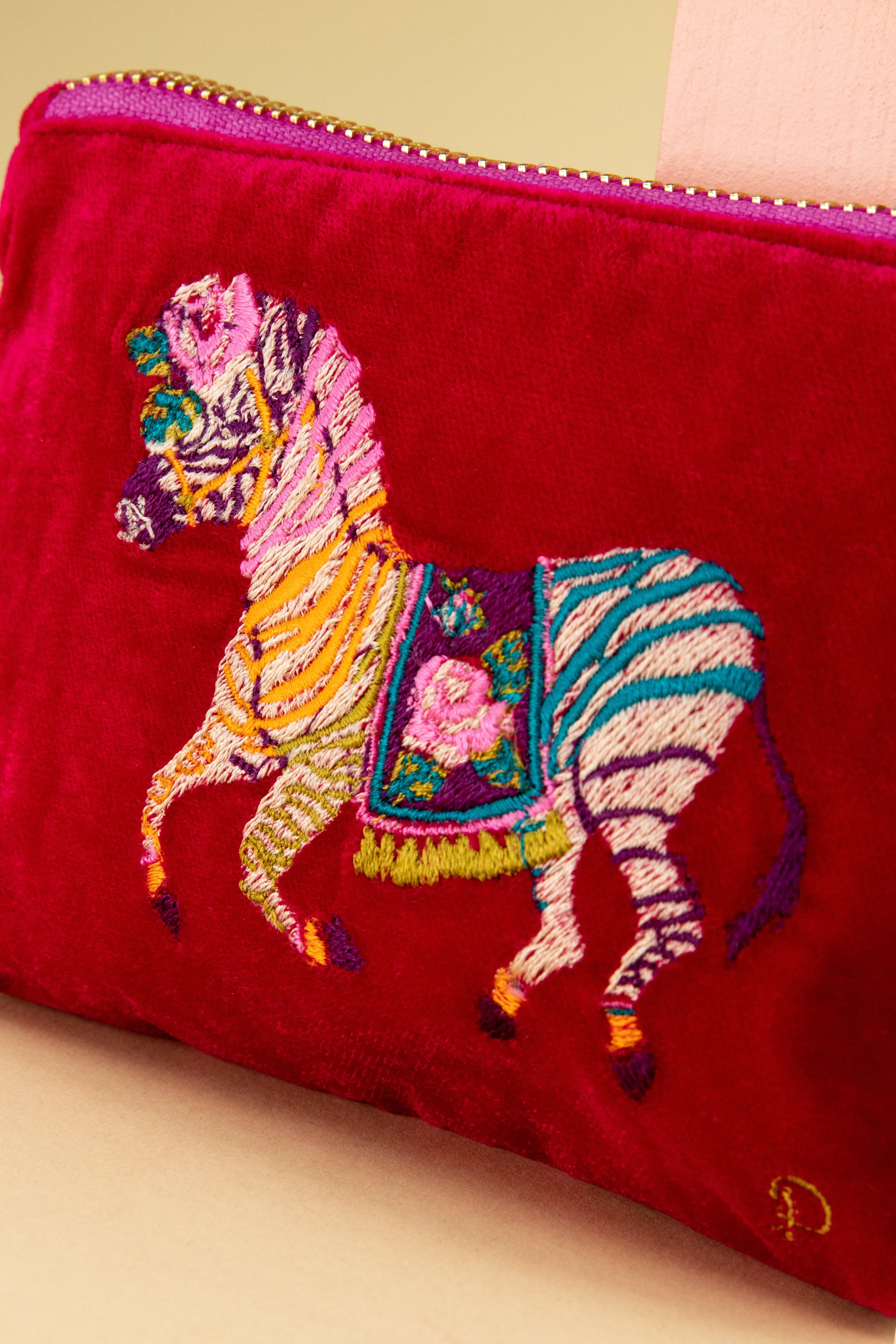 Zebra Carnival Mini Pouch