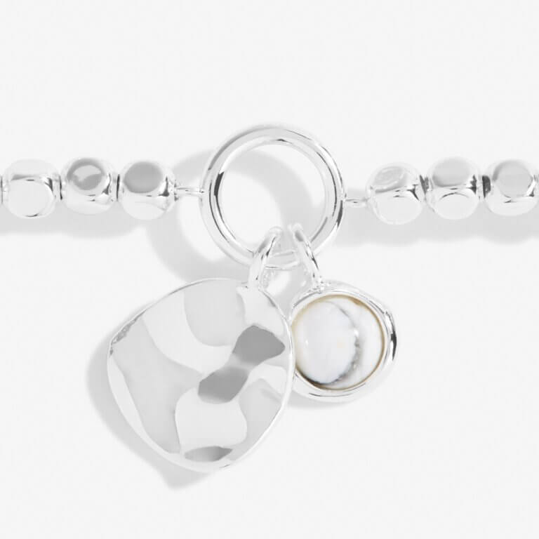 Spirit Stones | Howlite | Silver | Bracelet | 17.5cm Stretch
