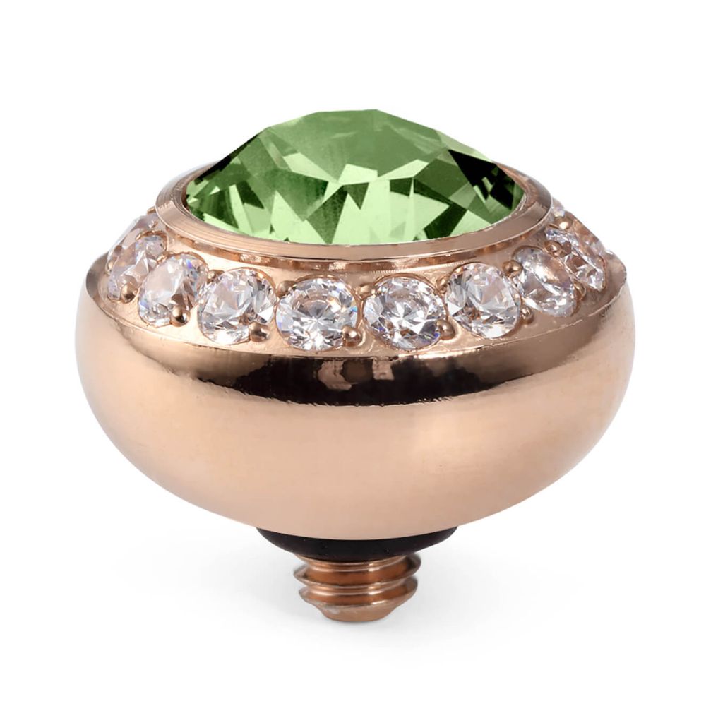 Tondo Deluxe (Rg/P) 10mm Peridot Top