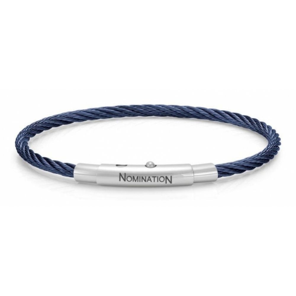 Portofino Stainless Steel Blue Bracelet