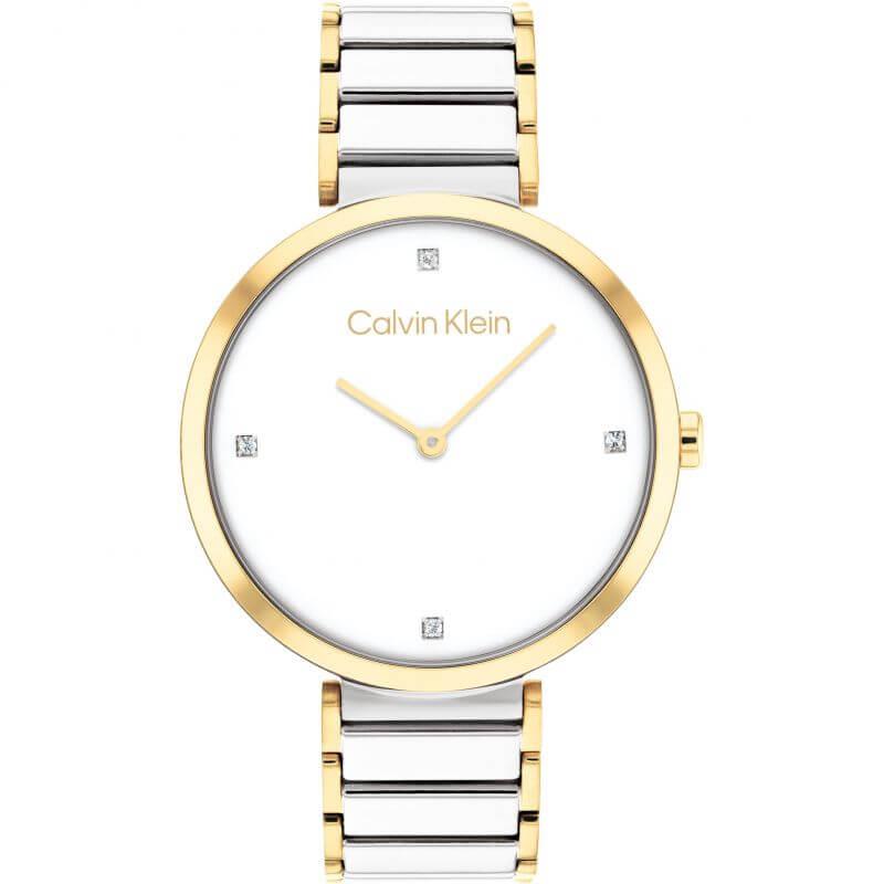 Minimalistic T-Bar Two Tone Ladies Watch