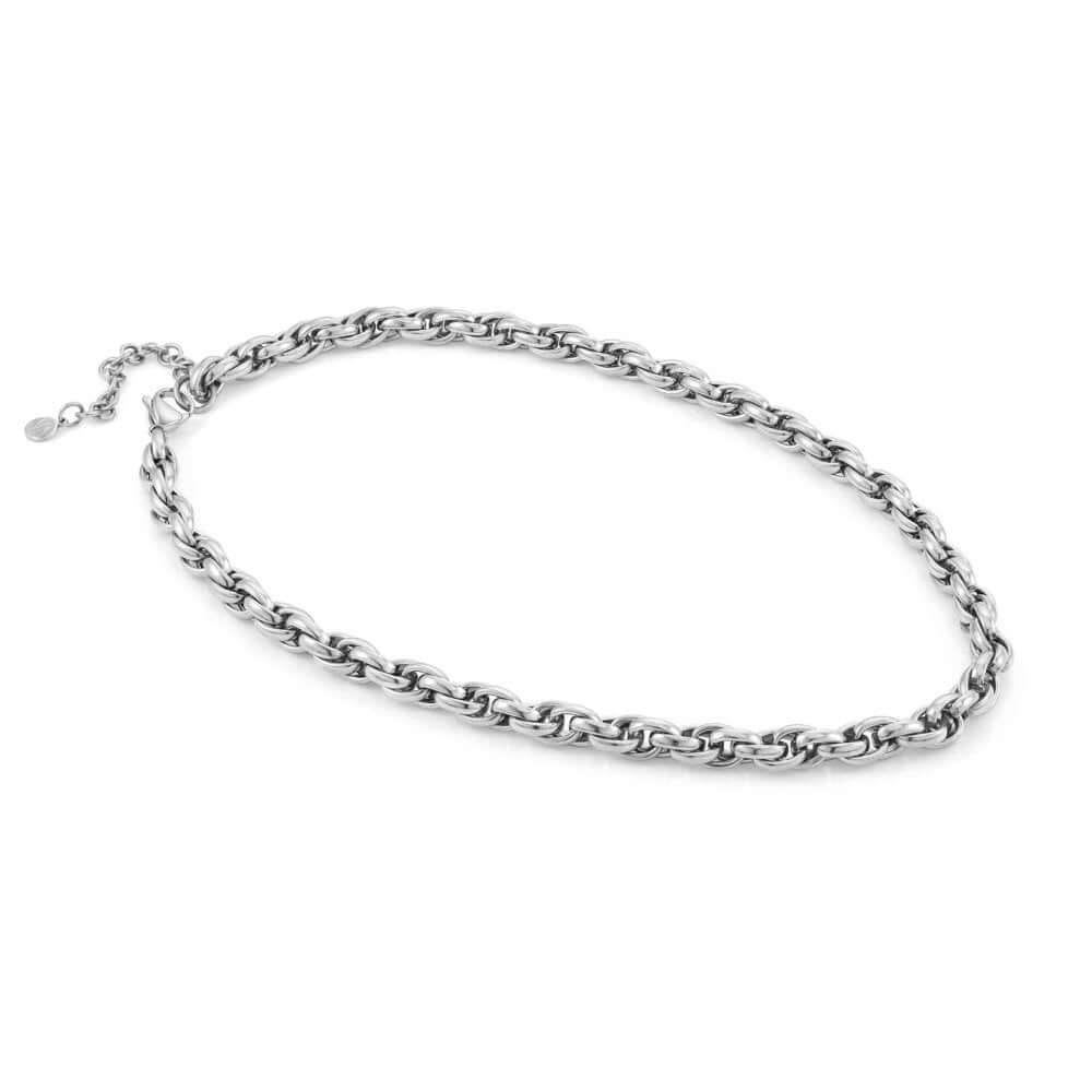 Silhouette Steel Chain Necklace