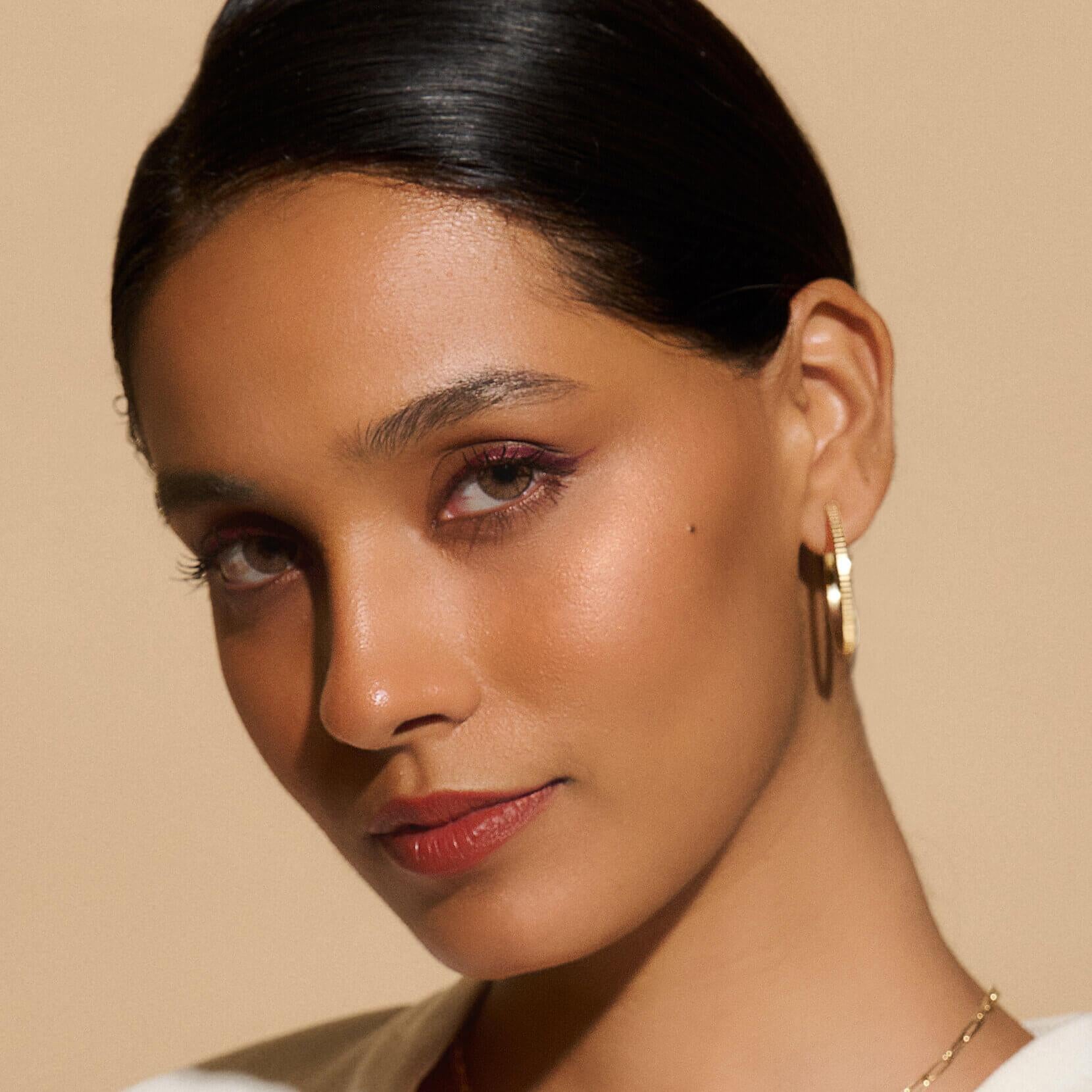 GP Classic Linear Detail Hoop Earrings