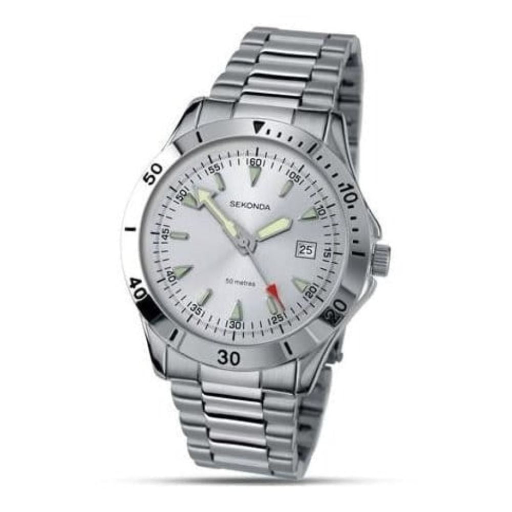 Stainless Steel Quartz Analogue Gents Wristwatch