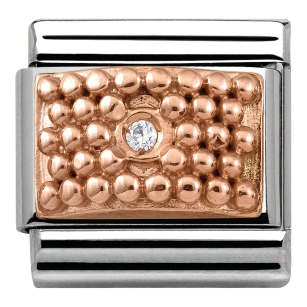 Classic Rose Gold Pebbles Link