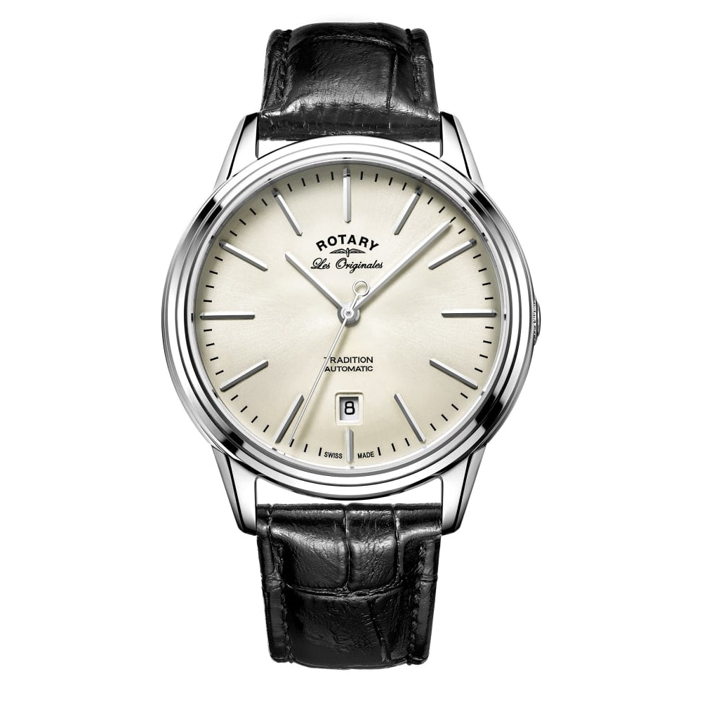 Les Originales Automatic Chrome Plated Date Display Watch