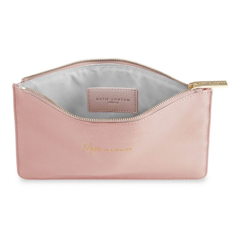 Perfect Pouch | Mum In A Million | Pale Pink | 16 X 24cm