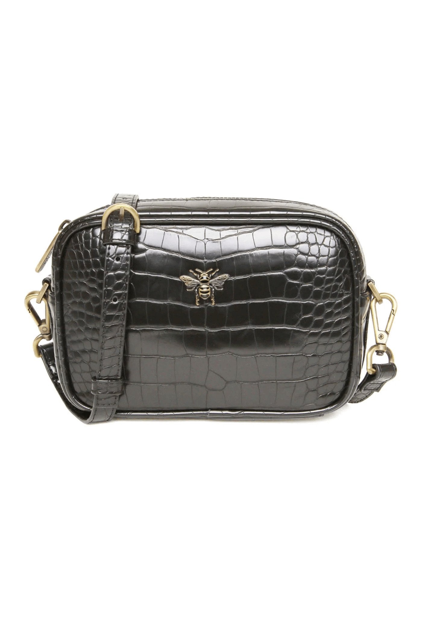 Mini Mayfair CCBB In Black Croc