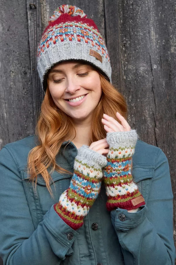 Iona Handwarmer Burgundy